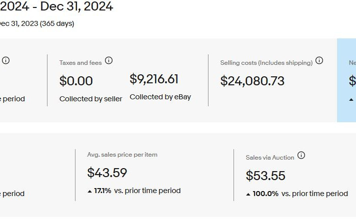 750%+ Growth in Annual eBay Sales Through Strategic Store Management and Optimization